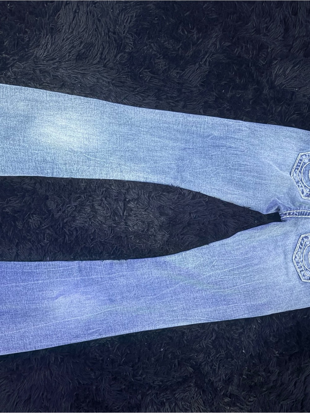 True Religion Women’s Becky Bootcut Jeans in Light Blue Wash - Picture 3 of 4
